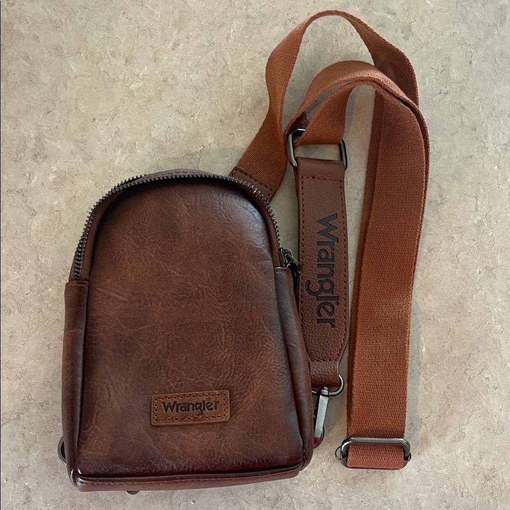 Wrangler Brown Crossbody Bag